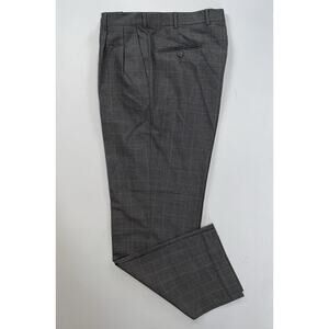 Kirkland Signature Warren of Stafford Pleated/Cuffed Wool Dress Pants. 36X32 EUC